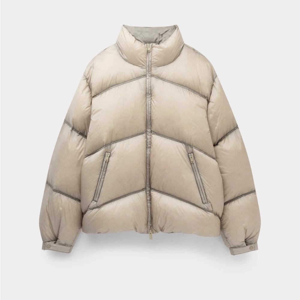 Represent Washed Puffer Down Jacket - image 1